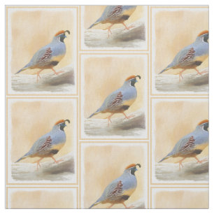 Gambrel's Quail Painting Original Bird Art Tyg