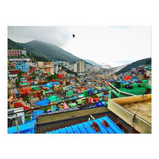 Gamcheon Cultural Village Korea Fototryck