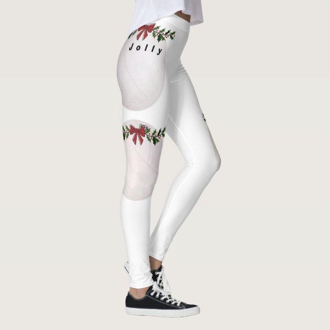 Game Boll-julklalligrafi Leggings (Höger)