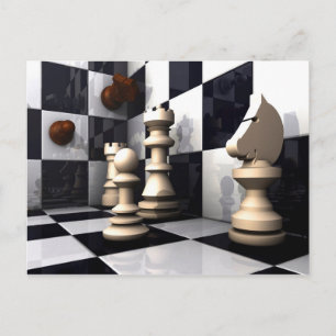 Game Chess Hobby Vykort