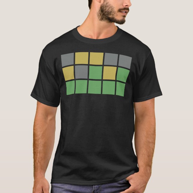 Game Classic T-Shirt för ordle Puzzle (Framsida)