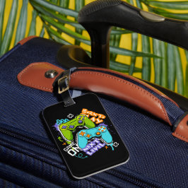 Game controllers Graffiti  Gaming Born To Play  Bagagebricka