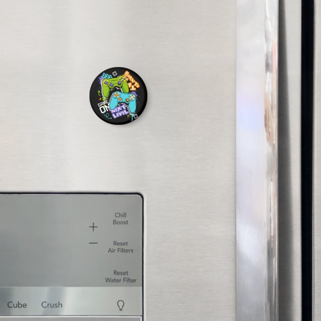 Game controllers Graffiti  Gaming Born To Play  Magnet (In Situ (Fridge))