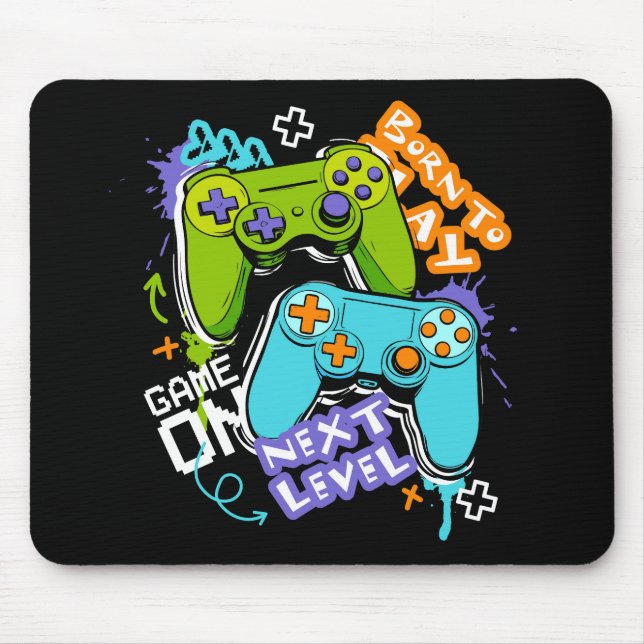 Game controllers Graffiti  Gaming Born To Play  Musmatta (Framsidan)