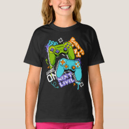 Game controllers Graffiti  Gaming Born To Play  T Shirt