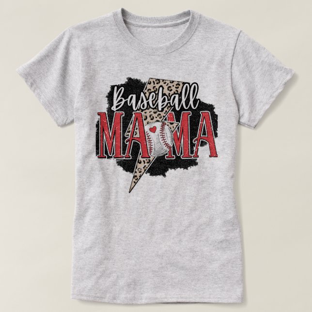 Game Day Baseball Mom Tee - Baseball Graphic Tee (Design framsida)