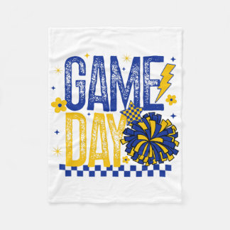 Game Day Cheer Mom Present För Cheerleading Tränar Fleecefilt