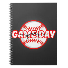 Game Day Cracked Baseball Sports Graphic Anteckningsbok