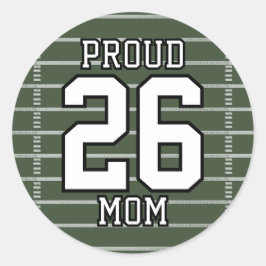 Game Day Football Runt Klistermärke