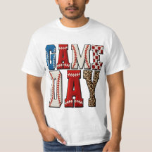 Game Day Football T-Shirt – Rolig Sportfest T-Shir