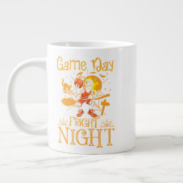 Game Day Fright Night Sports Halloween Jumbo Mugg