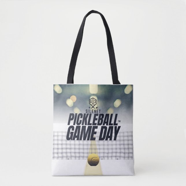 Game Day Pickleball Axelväska | Minimal Sp Tygkasse (Framsida)