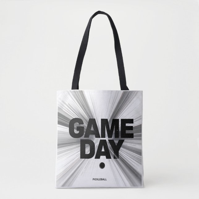 Game Day Pickleball Axelväska | Minimal Sp Tygkasse (Framsida)