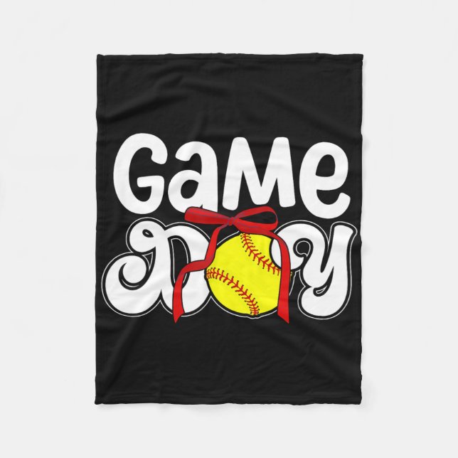 Game Day Preppy Softll Matchdags Softll  Fleecefilt (Framsidan)