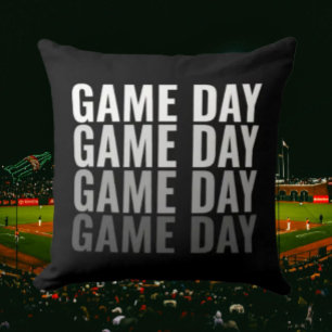 “Game Day Repeat” Djärv Kuddcover för Kastkudde Kudde