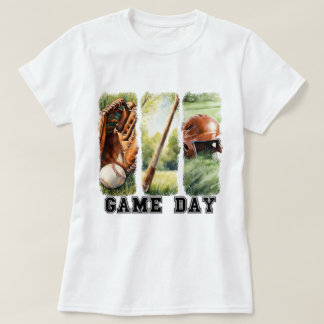 Game Day Shirt, Sports Mammor, Baseball Mamma Shir T Shirt