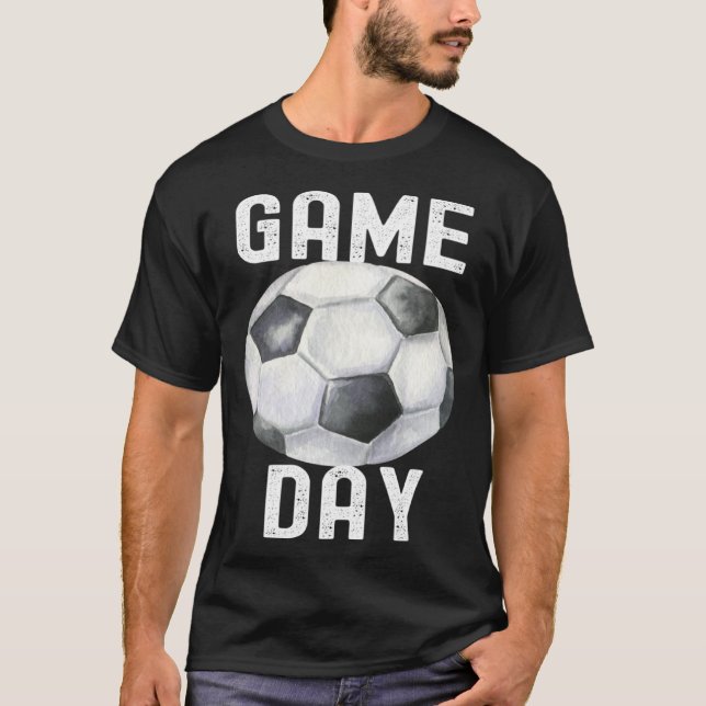 Game Day Soccer Football  Quotes Costume Family T Shirt (Framsida)