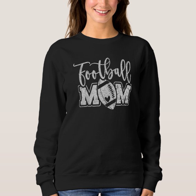 Game Day Youth or High School Football Mama Footba T Shirt (Framsida)