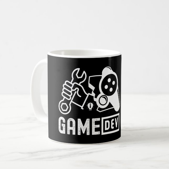 GAME DEV-GAME DEVELOPER PUN KAFFEMUGG (Framsida vänster)