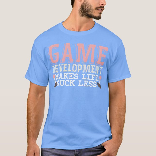 Game Dev Joke Programmer Coder Developer Gaming bo T Shirt (Framsida)