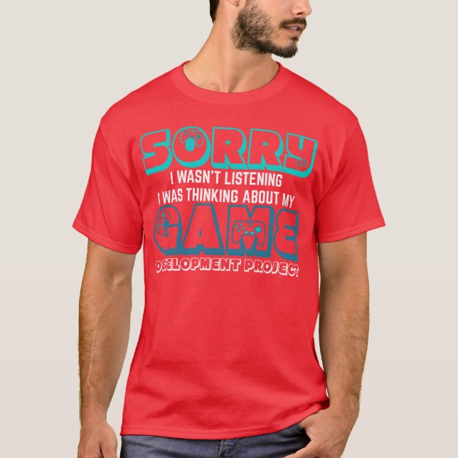 Game Developer Skämt Dev Programmerare Kod Felsökn T Shirt (Framsida)
