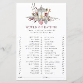 Game för Möhippa av klassiskt Blommigt, Ro och 