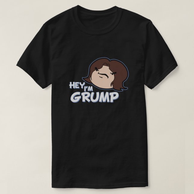Game Grumps ORIGINAL Hej, jag är Grump Essential  T Shirt (Design framsida)