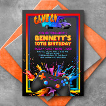 Game Lastbil Colorful Birthday