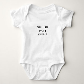 Game Life Level 1 Lives 1 Baby Shirt T