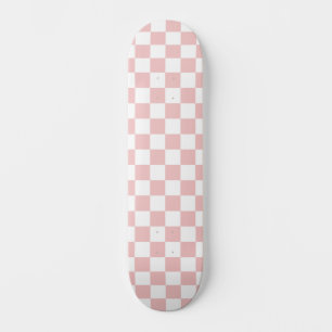Game Love Baby Rosa Rutnät Mini Skateboard Bräda 18,5 Cm