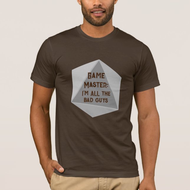 Game Mäster jag är alla Dåliga Manar-Shirt T Shirt (Framsida)