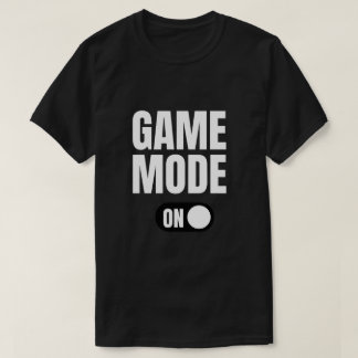 Game Mode På Rolig Gamer T-Shirt | Retro Videospel