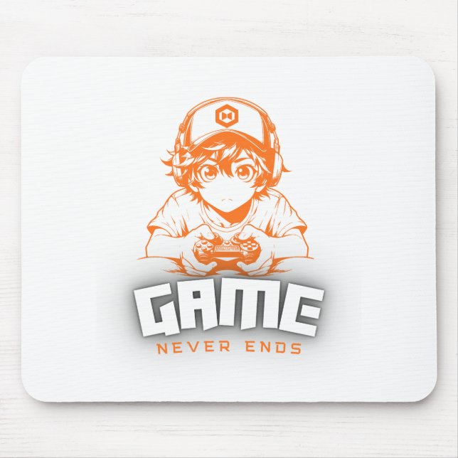Game Never Ends Mousepad Musmatta (Framsidan)