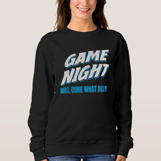 Game Night Board Game  Family Trivia Game Show Hos T Shirt (Framsida)
