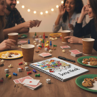 Game Night-poäng Anteckningsbok