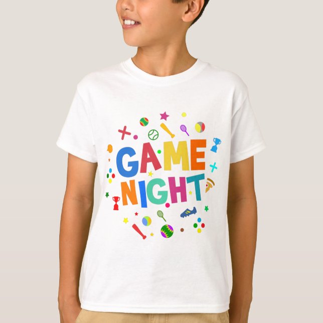 GAME NIGHT T SHIRT (Framsida)