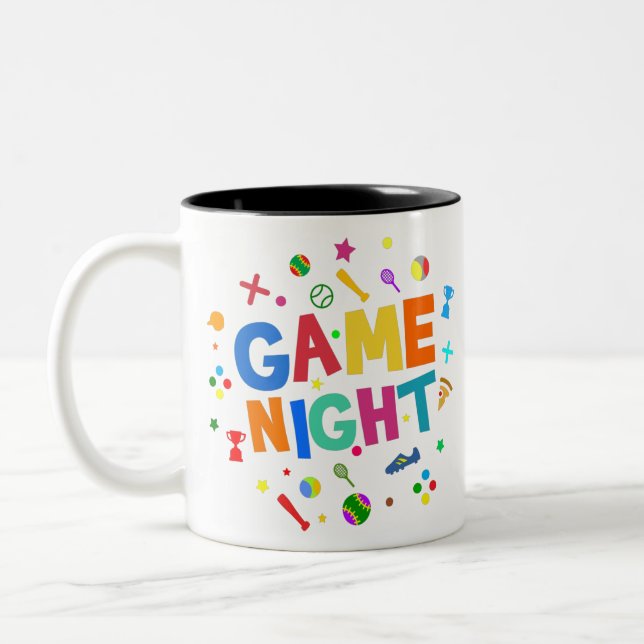 GAME NIGHT Två-Tonad MUGG (Vänster)