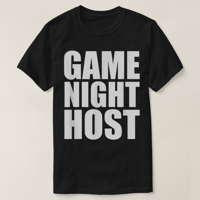 GAME NIGHT VÄRDSHAMNAR Videospel för bildspel T Shirt (Design framsida)