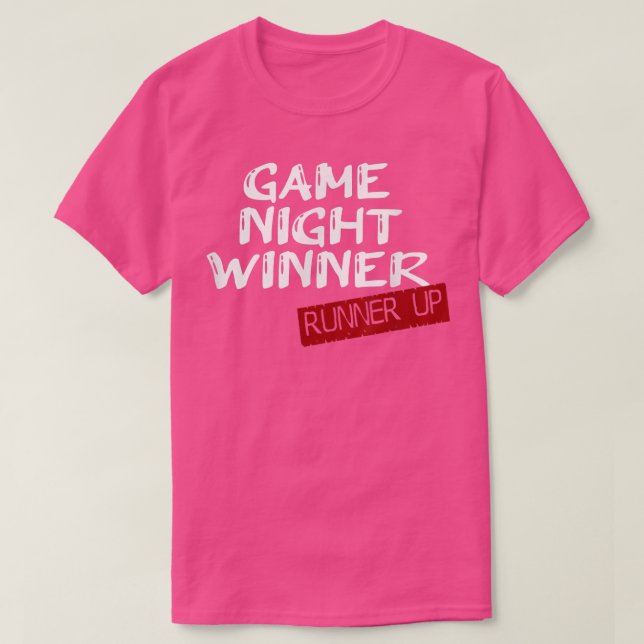 Game Night Winner RUNNER UP  T Shirt (Design framsida)