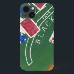 Game of Blackjack med Chip av Chariklia Zarris<br><div class="desc">Ace är uppe! Chariklia Zarris blidkar biet och visar att man spelar ett svart spel. Staplarna med chip väntar på att bli säkra och korten väntar på att bli stoppade. Köp en kopia idag!</div>