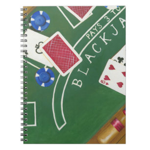 Game of Blackjack med Chip av Chariklia Zarris Anteckningsbok