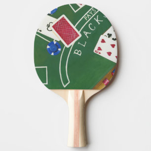 Game of Blackjack med Chip av Chariklia Zarris Pingisracket