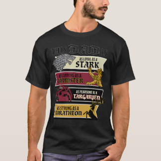 Game Of Thrones Fars Dag Vintage Denna Pappa Är T Shirt