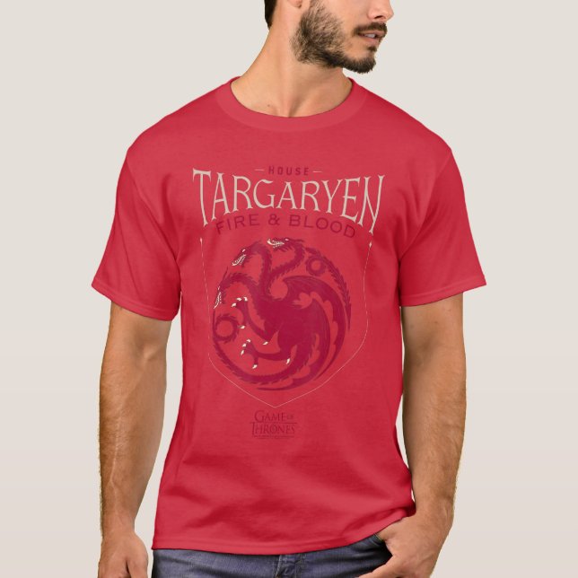 Game of Thrones Huset Argarven Sigill flicka T Shirt (Framsida)