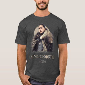 Game of Thrones Kung av Nord retro T Shirt
