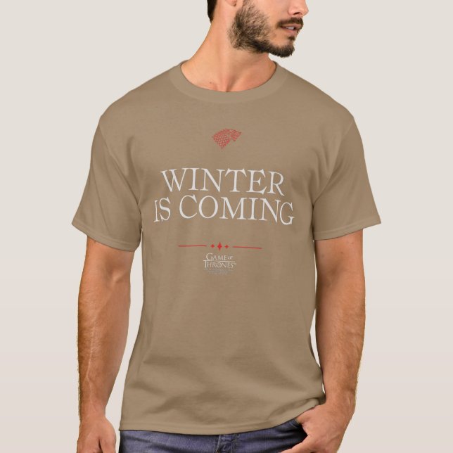 Game ofhrones Winter is Cominget Small boy T Shirt (Framsida)