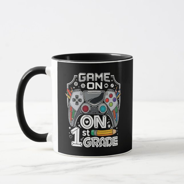 Game On 1:a klass tillbaka till skolan Mugg (Vänster)