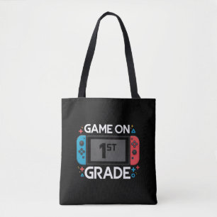 Game On 1:a klass tillbaka till skolan rolig gamer Tygkasse