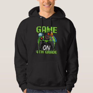Game On 4:e klass Åter till skolan Videospel Barn Hoodie