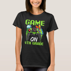 Game On 4:e klass Åter till skolan Videospel Barn  T Shirt